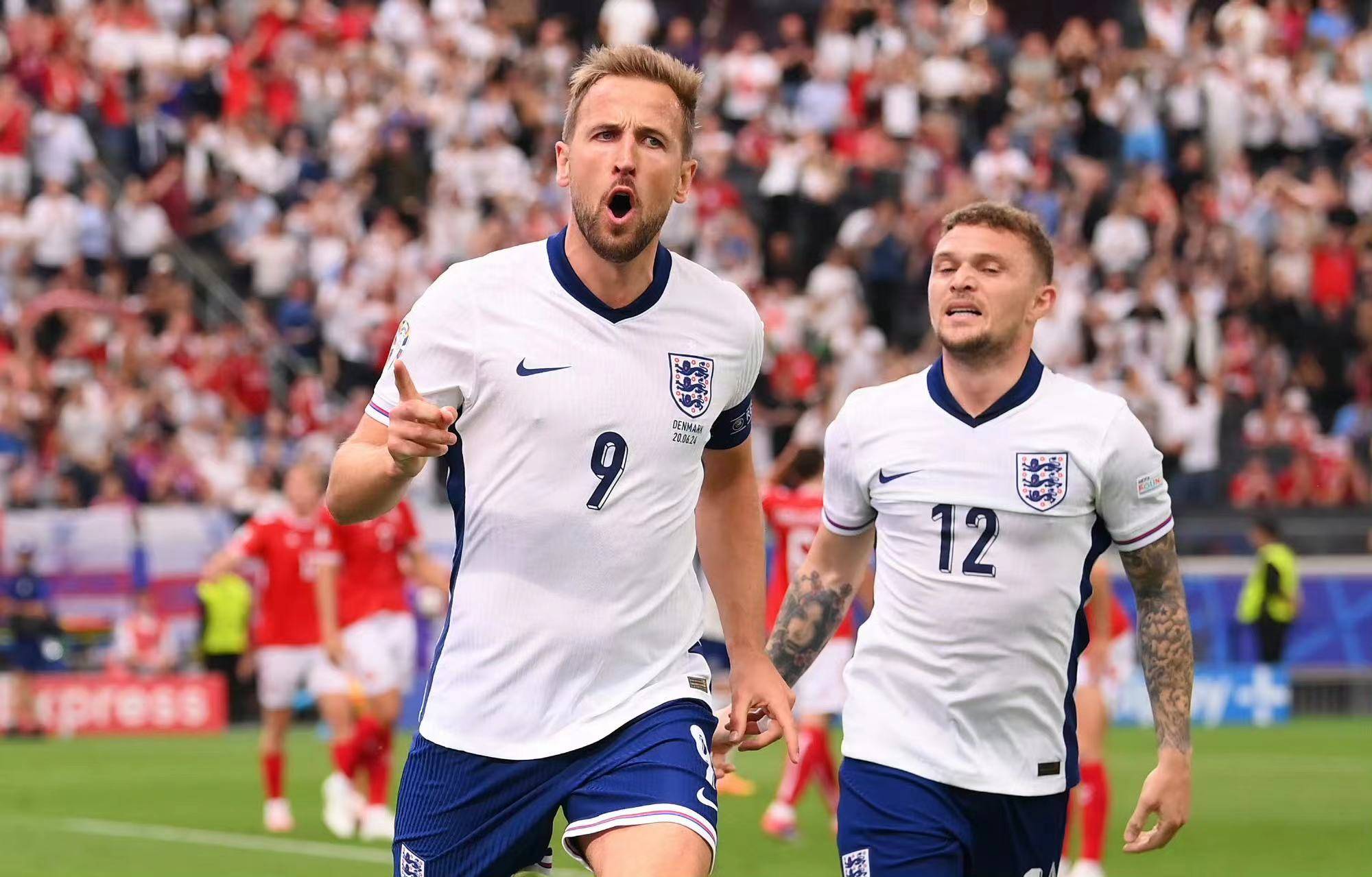 英格兰队成功进军欧洲国家杯半决赛